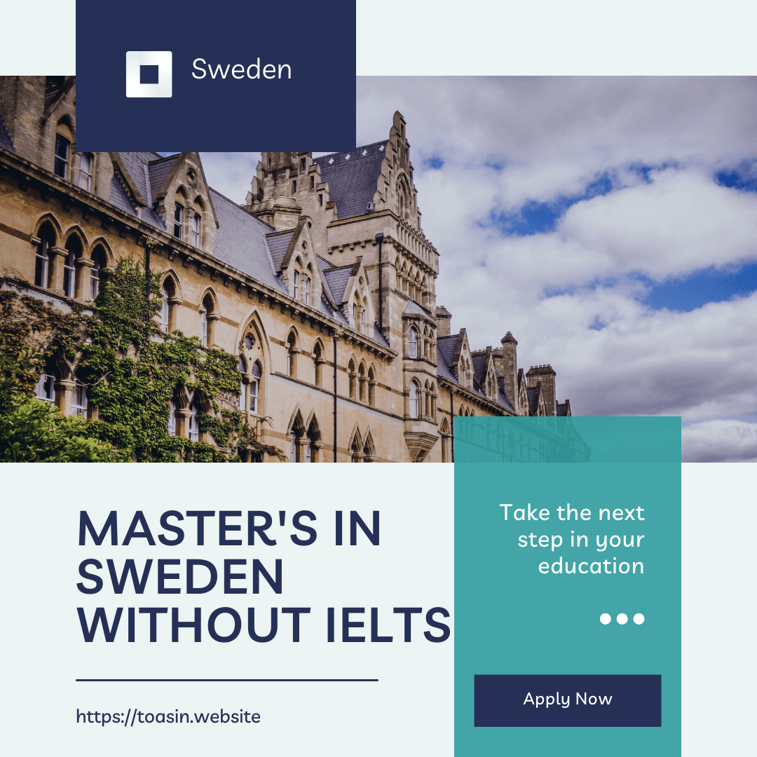 Master's In Sweden Without IELTS